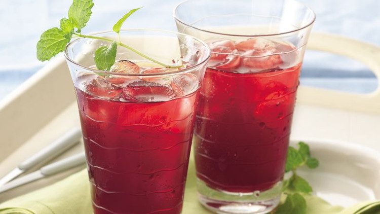 Cranberry Mint Iced Tea